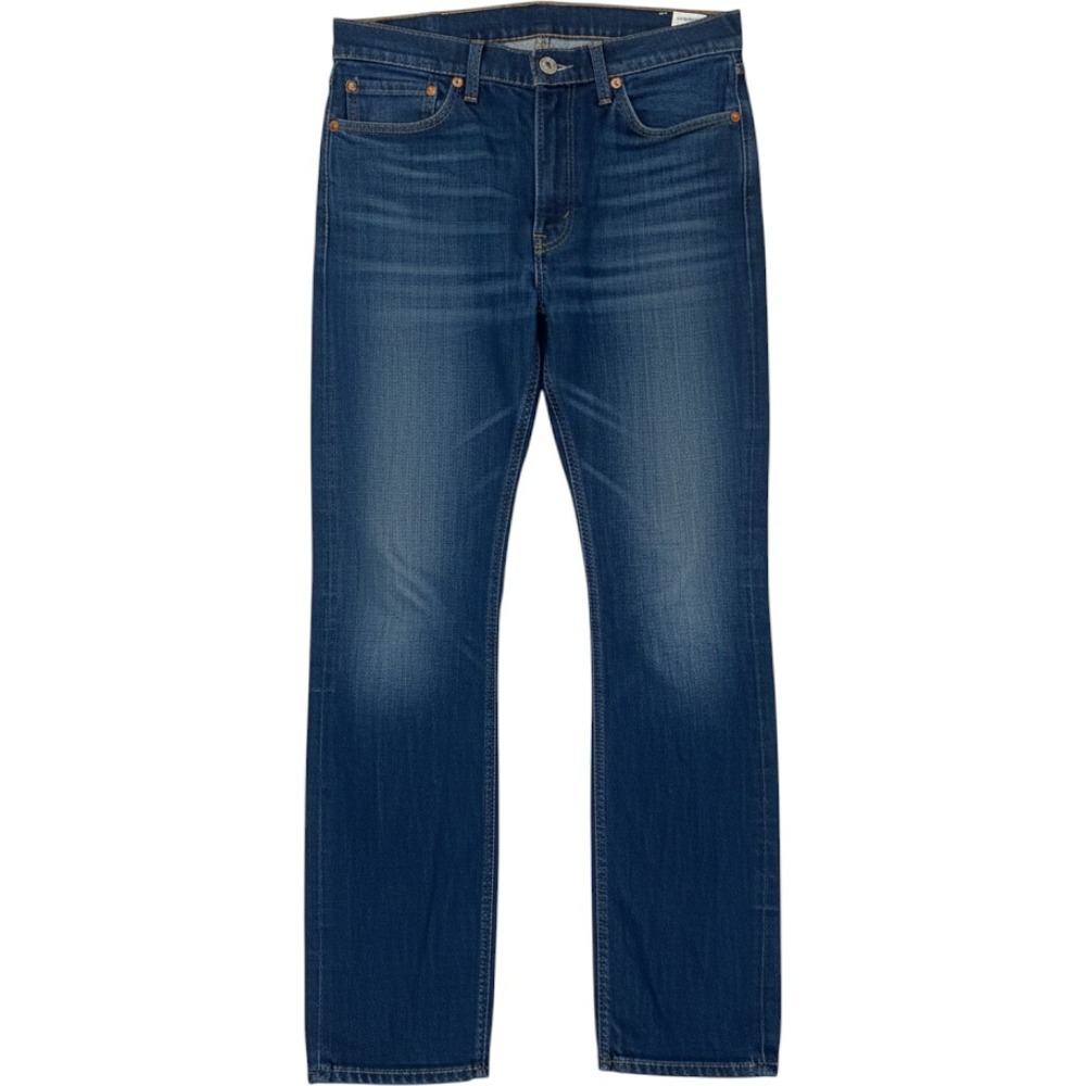 Levis 514 Straight Fit Jeans Mens 36x34 Dark Wash Denim Blue 00514-1302